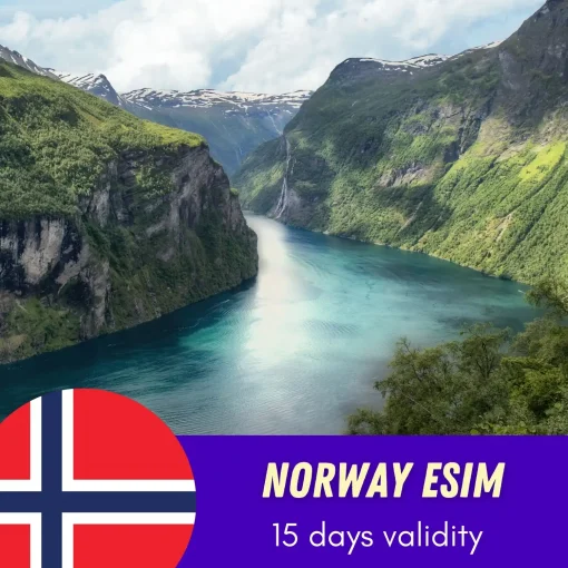 Norway eSIM 15 Days